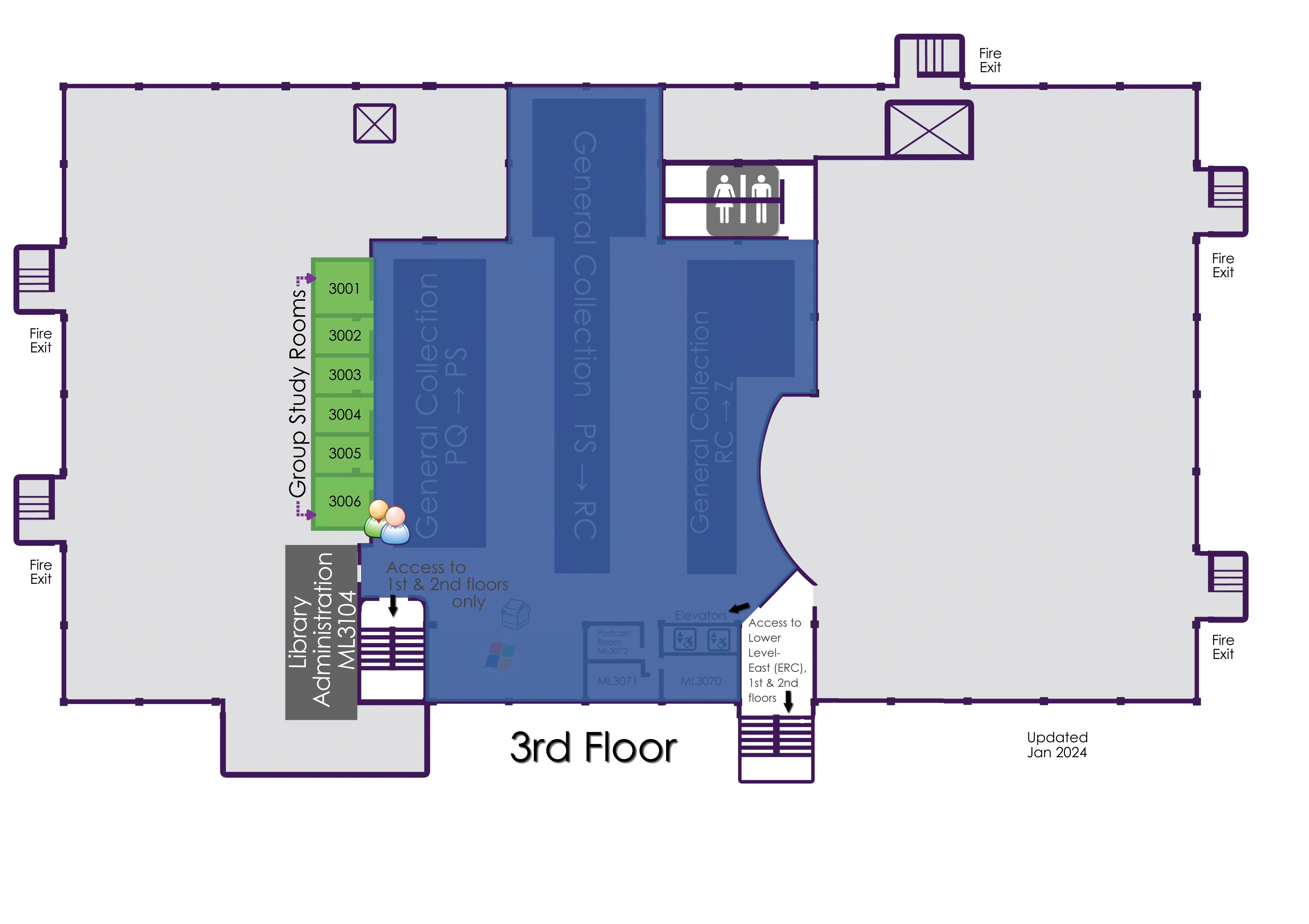 a blue floor plan of a building