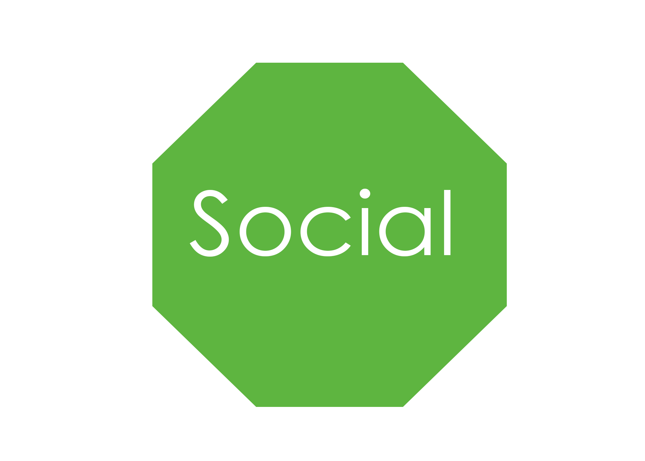 Social Spaces Sign